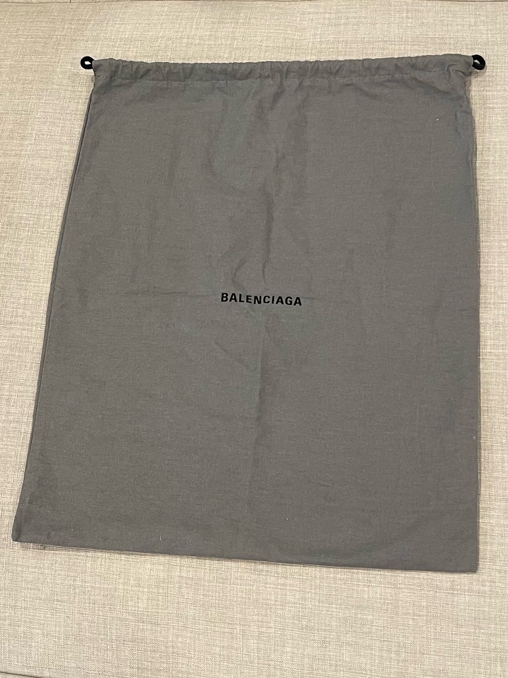 Balenciaga dust bag grey approx 17x14 genuine luxury designer